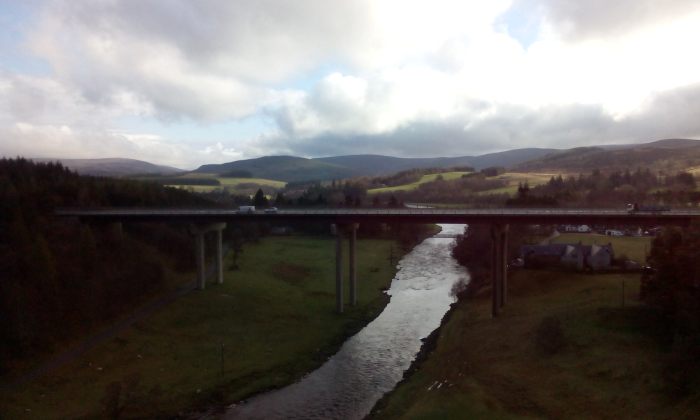 From the window of the sleeper train to Inverness